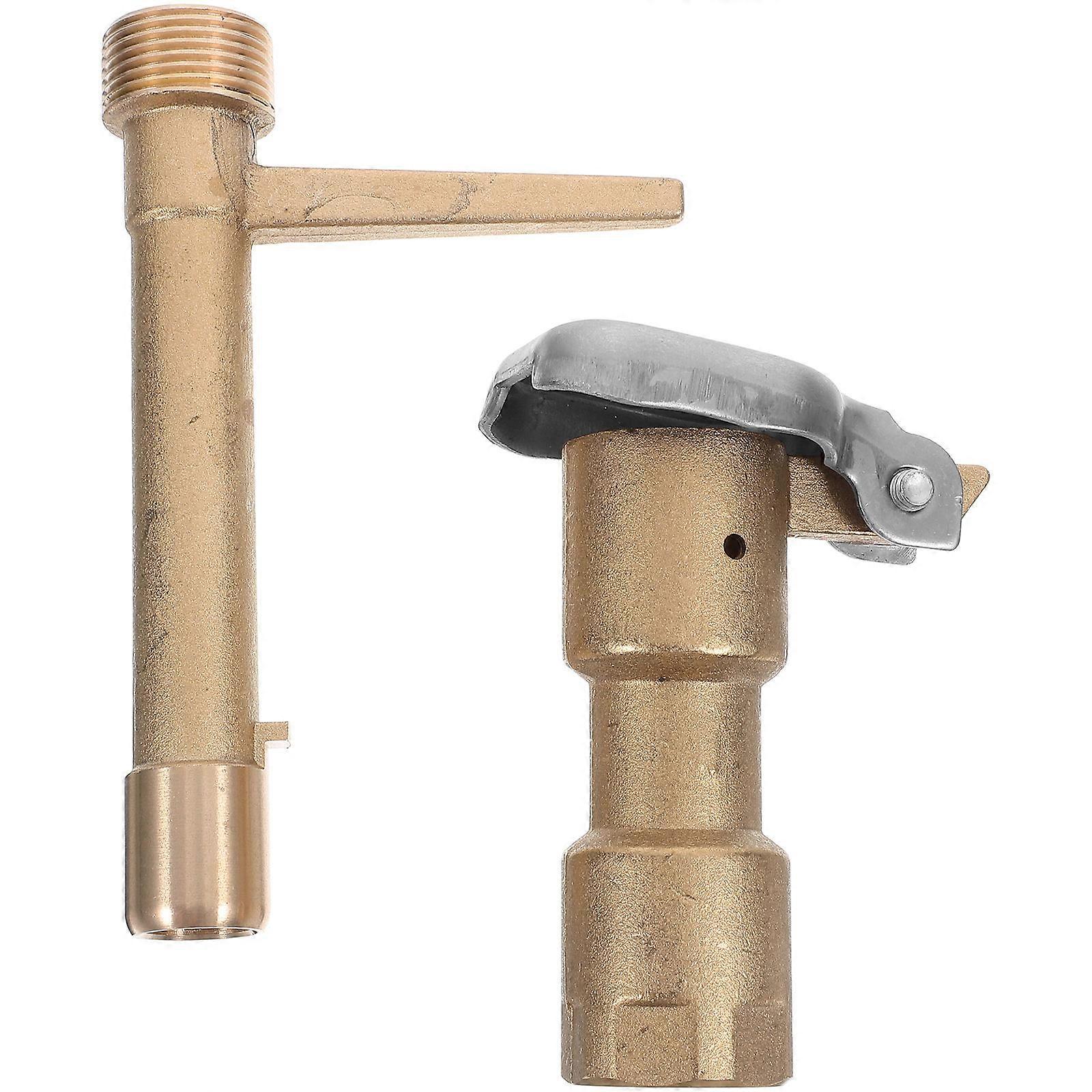 Copper Water Valve for Garden Use Golden Color Durable and Lightweight with Quick Set