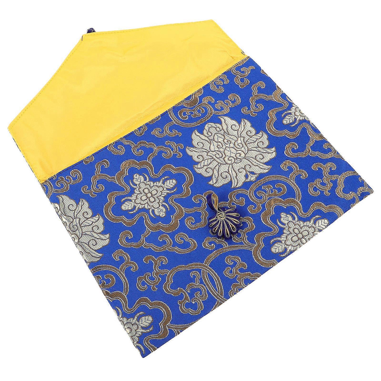 Blue Scriptures Pouch for Storage Use Multi-Purpose Small Bag