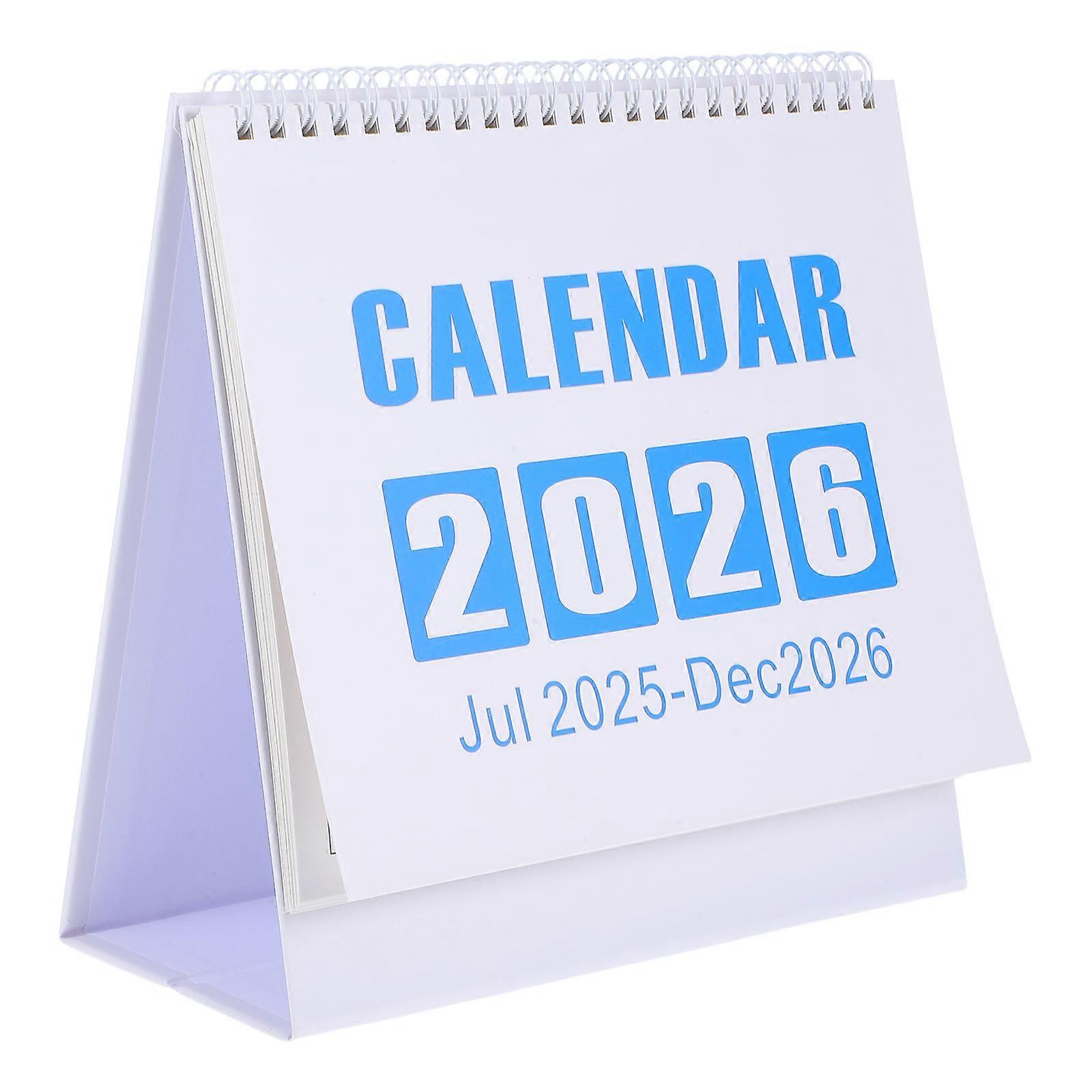 Daily Planner Academic Calendar Metal Ring Doublewire Binding Prevent Ink Feathering and Bleeding 20.50X20.50X9.00CM Detailed Planning 1Pack