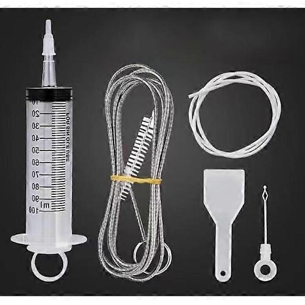 Fleksibel avløpsbørste for vask, avløpsrenser for kjøleskap