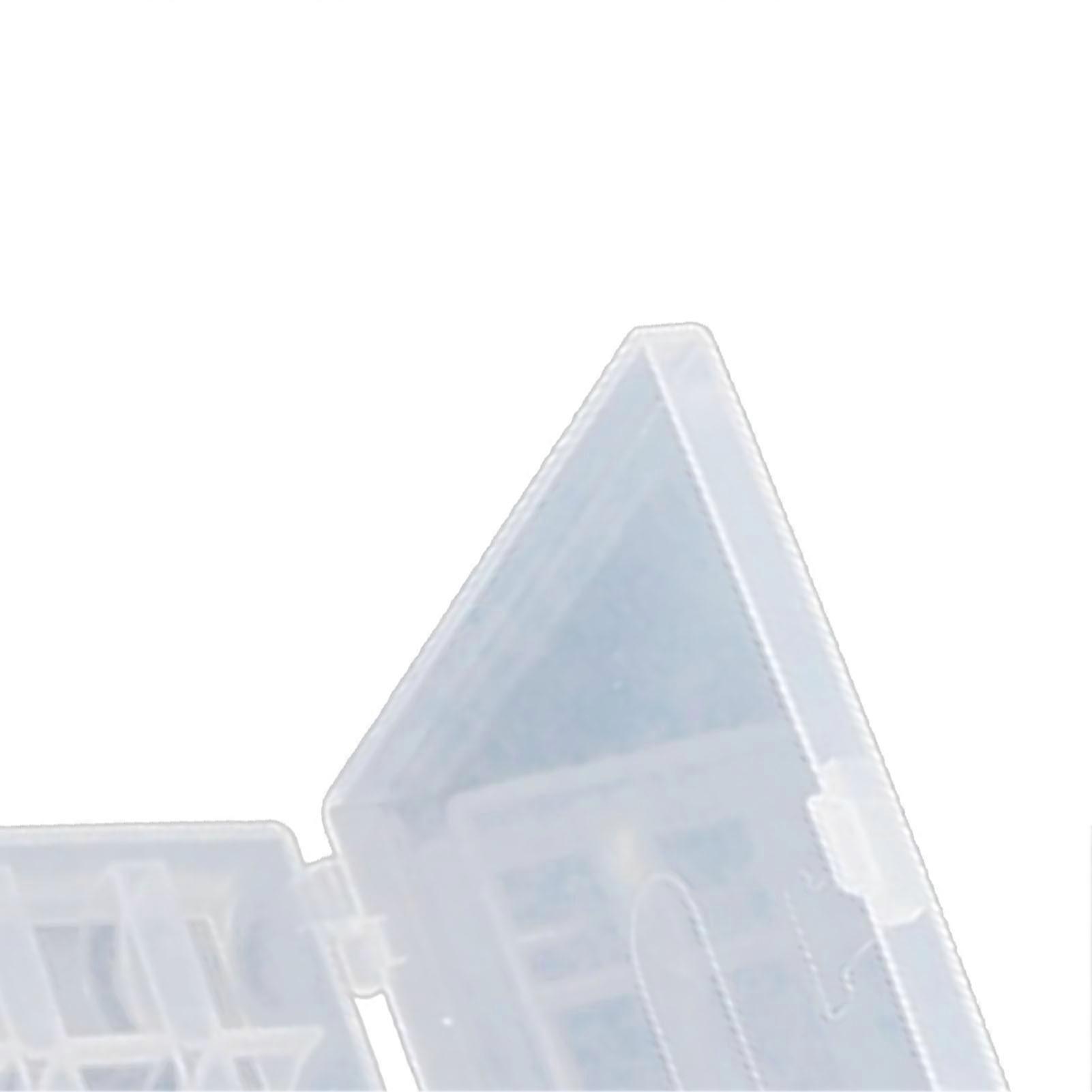 Bobbin Box 25 Slots Transparent Empty Organizer Sewing Craft Storage Plastic Case