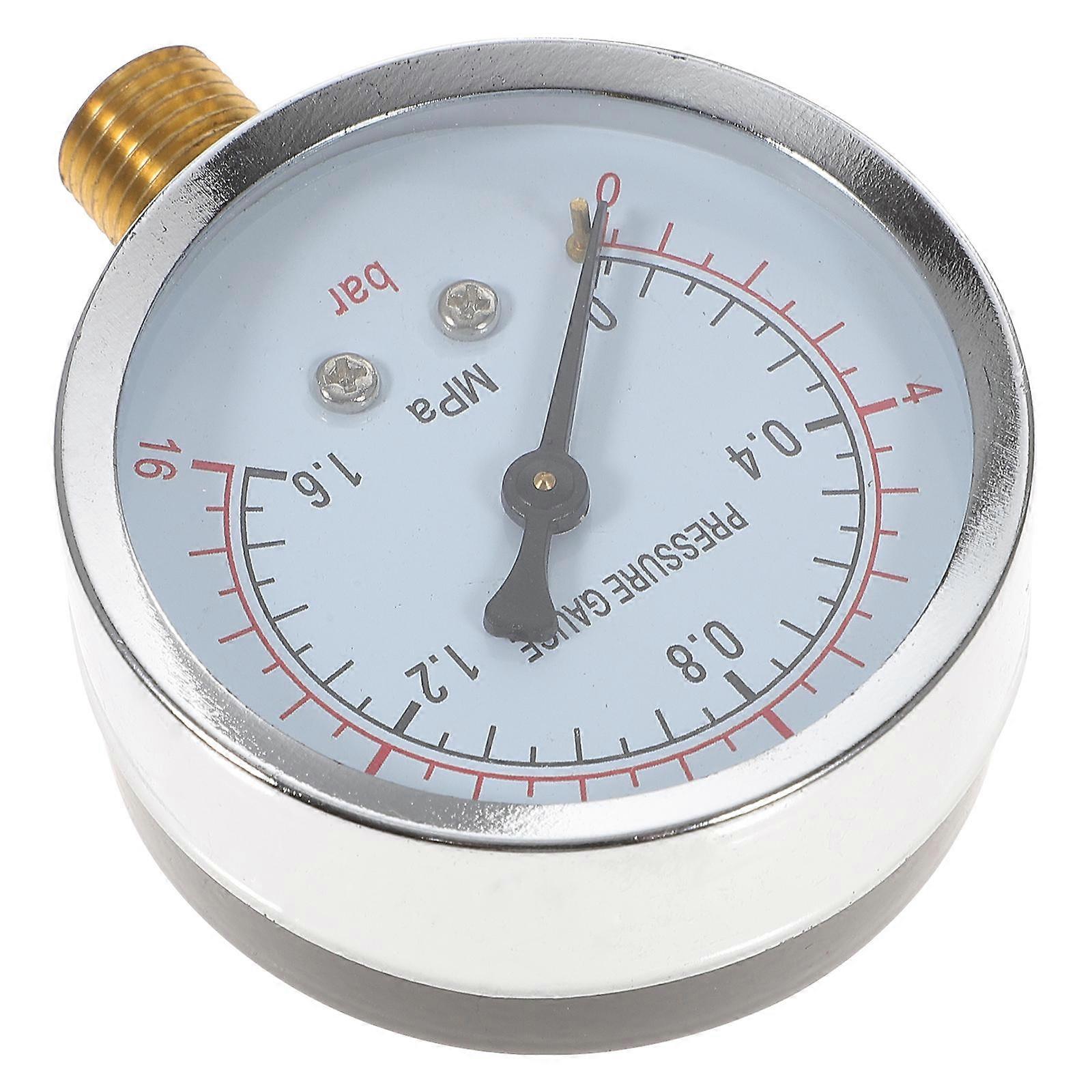 Air Compressor Pressure Gauge 0180psi Made of Iron and Plastic for Easy Reading and Durable Use