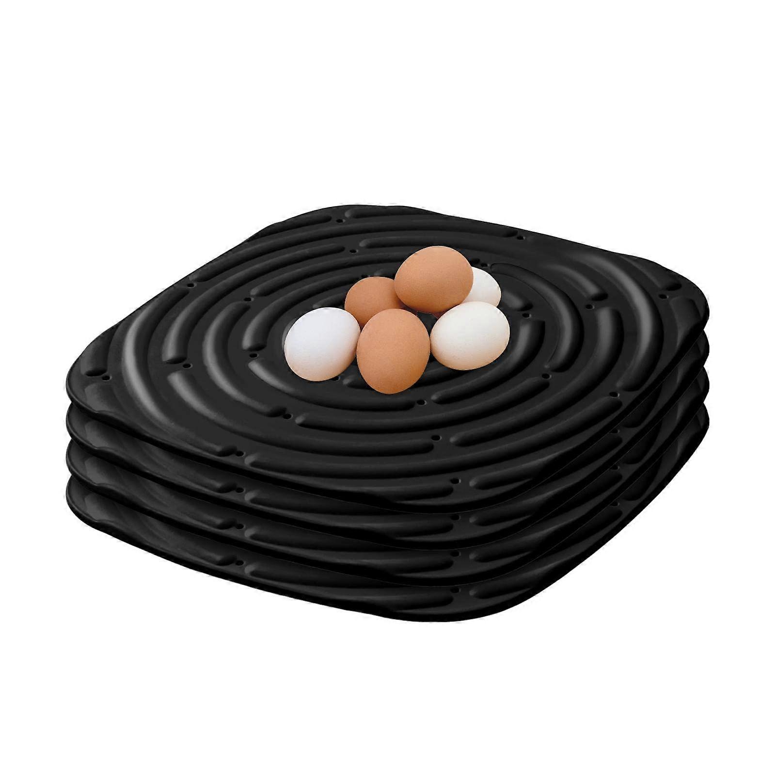 Chicken Coop Bedding Mat Reusable and Portable Chicken Coop Cushion for Egg Laying, Composting, and Nesting Boxes Black