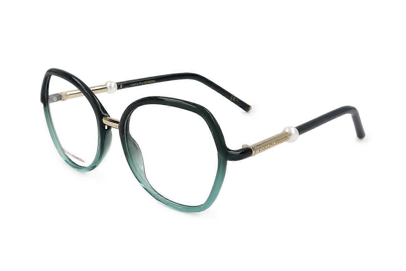 Eyewear Frames Carolina Herrera HER 0080 601 GREEN TEAL 53/18/145 WOMAN
