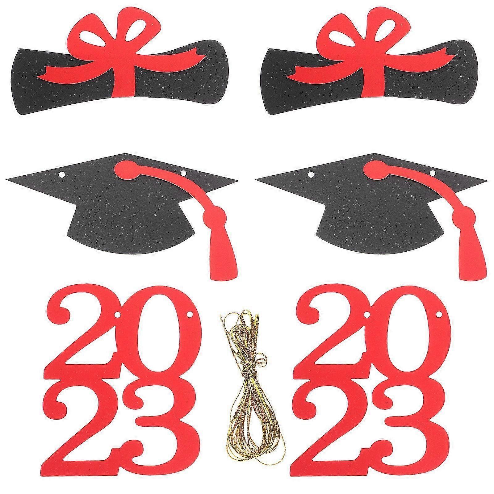 Aesthetic Grad Party Decorations Paper Rectangle Shape Background Hanging For Grads 1 Set