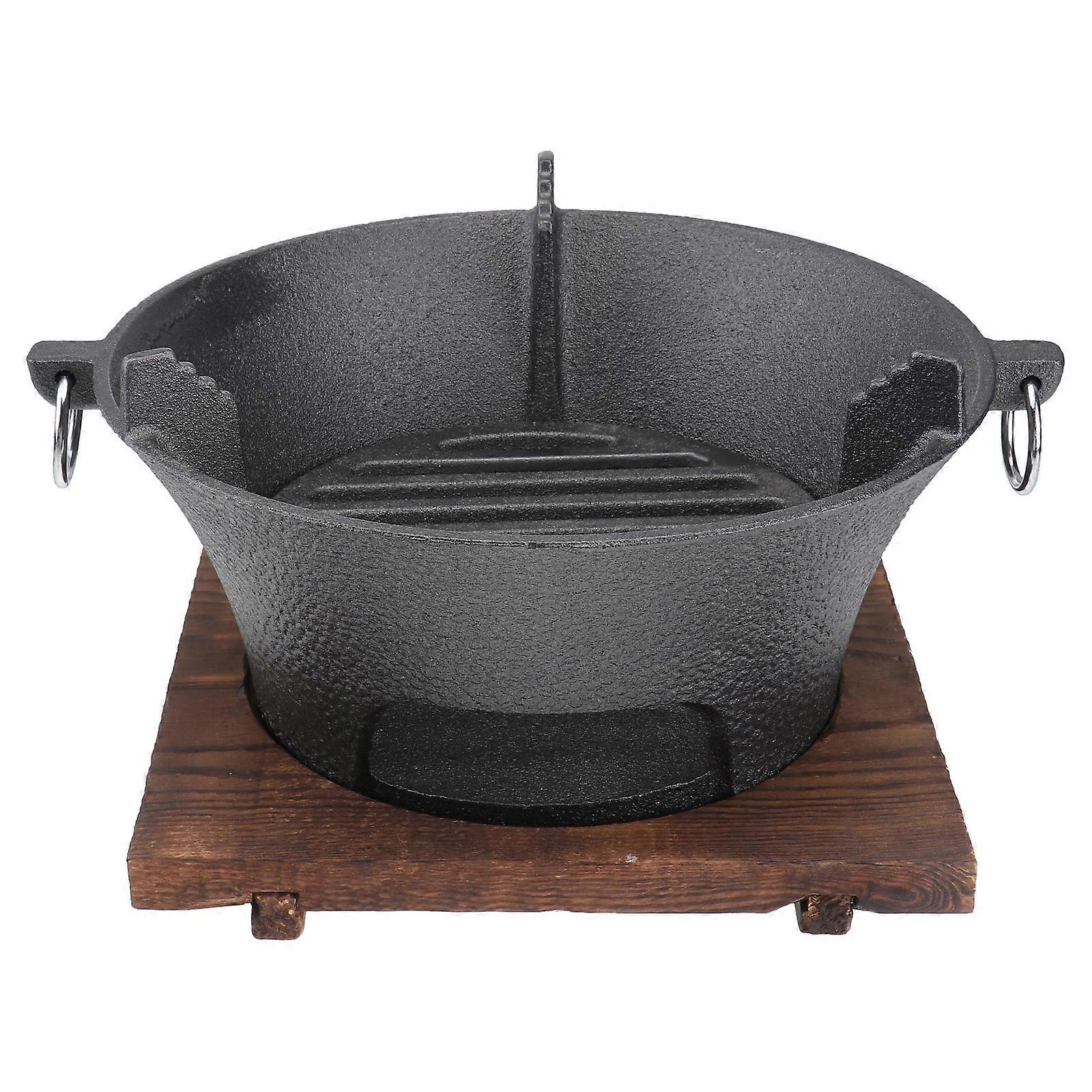 Portable Lightweight Iron Charcoal Barbecue Grill Stove for Camping, Garden & Outdoor Use – Durable, Fire Resistant, Easy to Store BBQ Grill