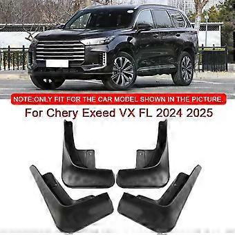For Chery Exeed VX FL 2024 2025 Car Styling ABS Car Mud Flaps Splash Guard Mudguards MudFlaps Front Rear Fender Auto Accessories-xj