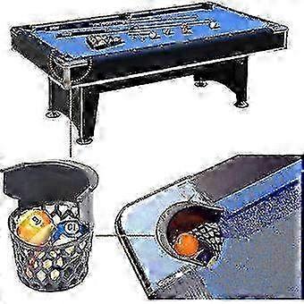 Replacement Pool Table Pockets Set of 6 - Durable Plastic Web Pockets Compatible with Yvan Billiard Tables