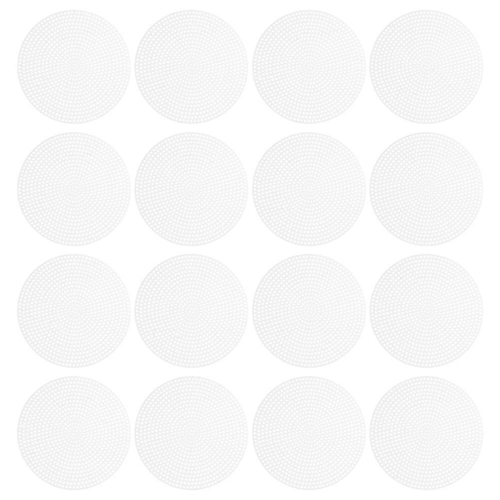 20Pcs Round Plastic Canvas Sheets for DIY Cross Stitch Crochet Knitting Crafting and Quilting