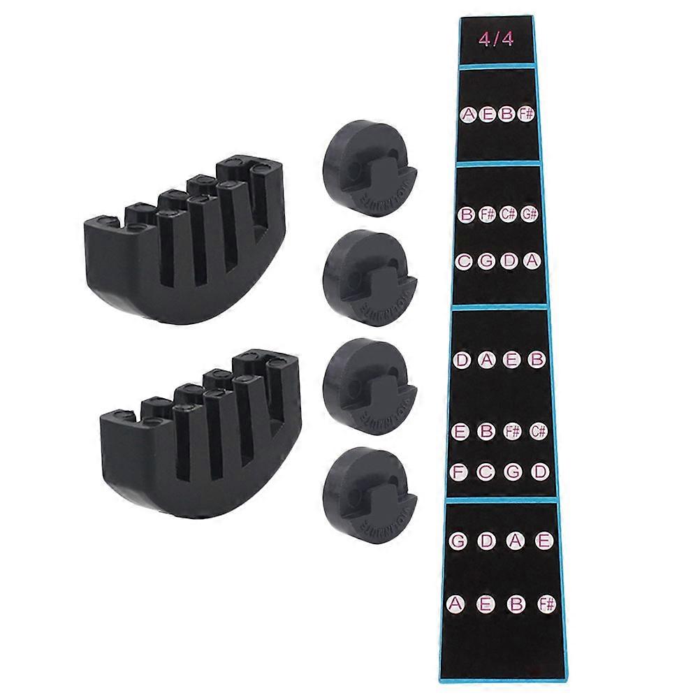Violin Learning Aids with Stickers, Integrated Mute Functionality, Beginner Friendly