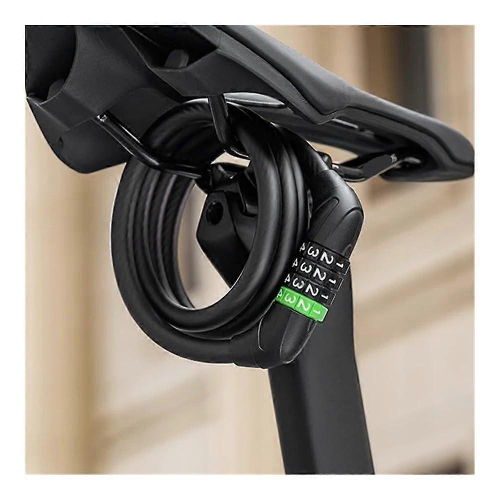 Cable Lock for Motorcycle Scooter Bicycle - Steel Cable - Combination Lock