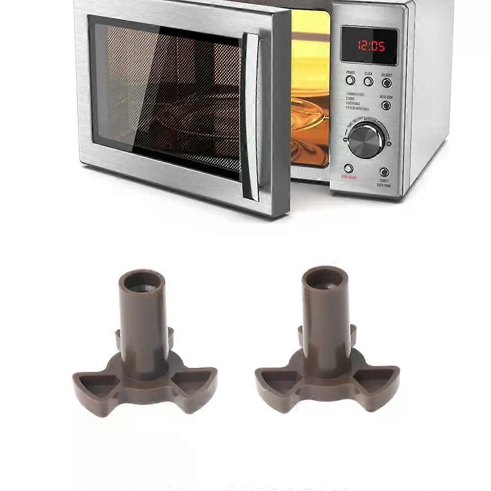 2Pcs Universal Microwave Turntable Coupler Plate Support Stand Drive Cog Tools