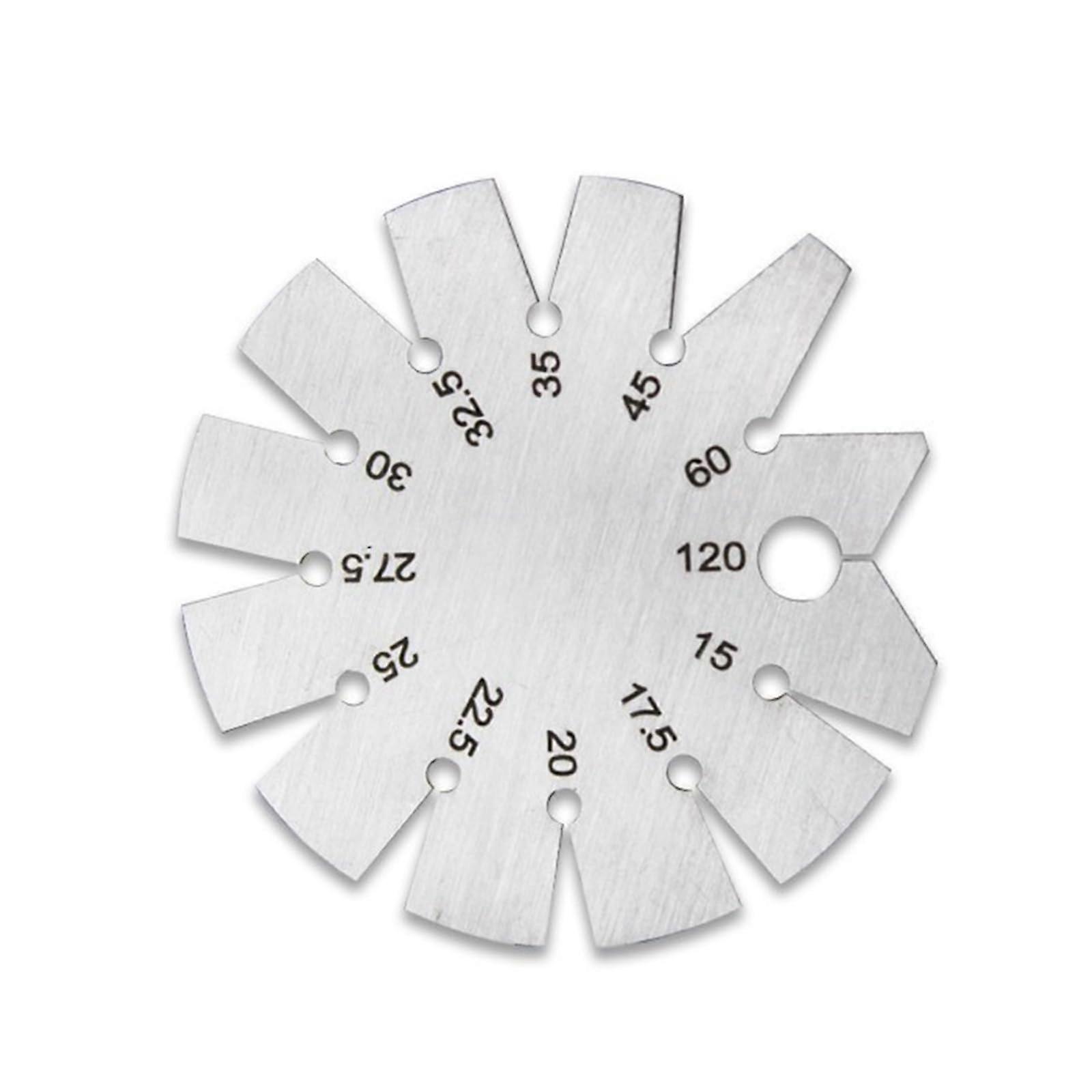 Angles Gauge Stainless Steel Angles Measurement Angles Finder Measuring Tool Template Metalworking Thread Gauge