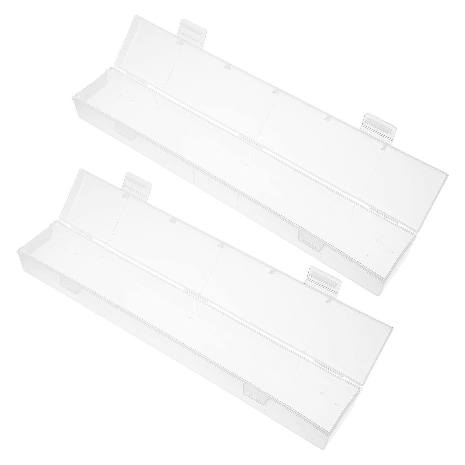 Transparent Water Chalk Storage Boxes Durable Lightweight Art Supply Container for Calligraphy and School Use, Easy Organization and Portability
