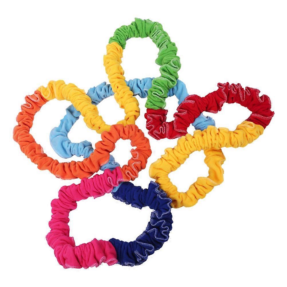 Outdoor Stretch Rope Elastic Rainbow Ring for Team Games, Running, and Sensory Activities Multi Direction Pull Band for Schools and Outdoor Use