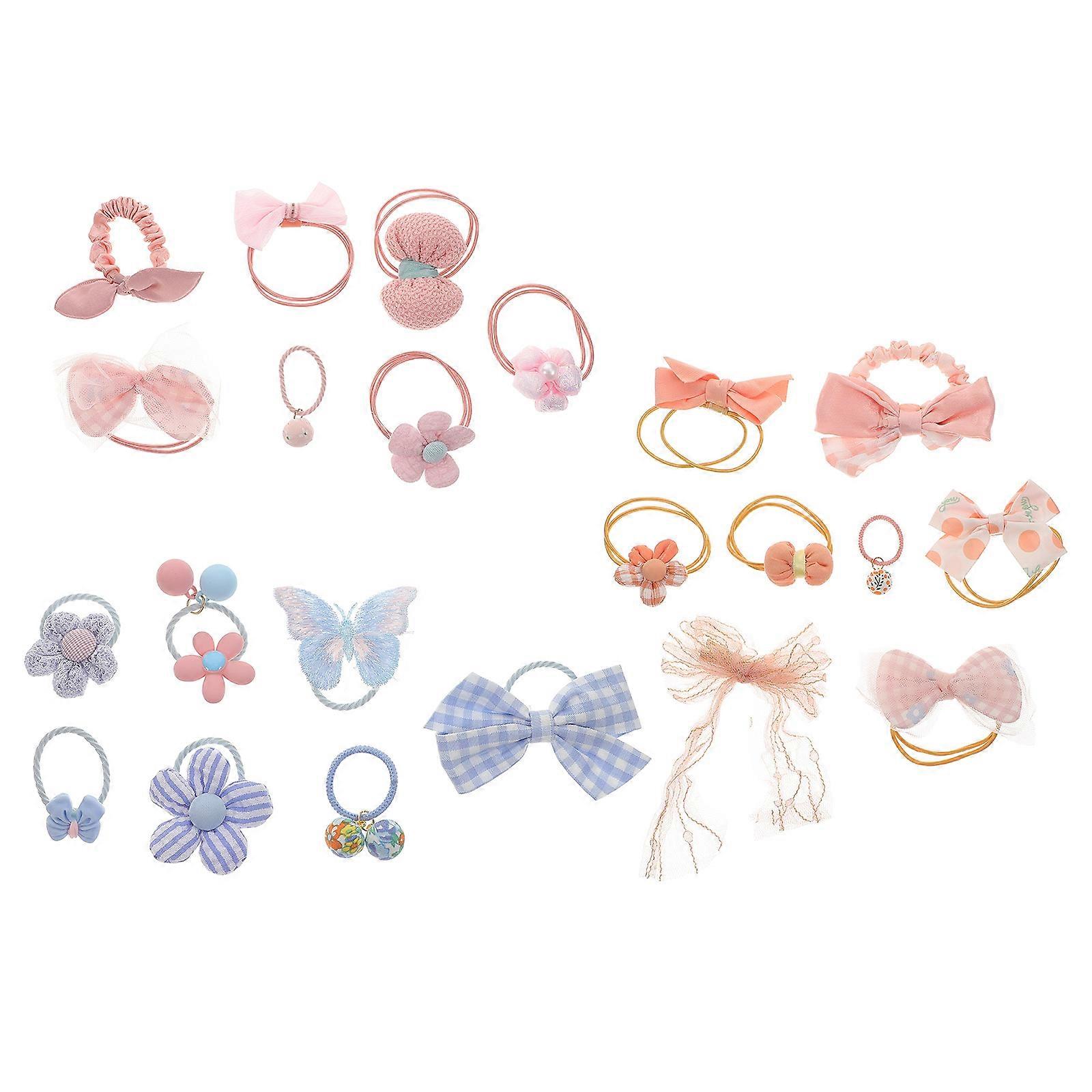 Here's a polished and professional product description for **31pcs Fabric Hair Ties with Floral Design Elastic Hair Scrunchies**:

 

🌸 **31pcs