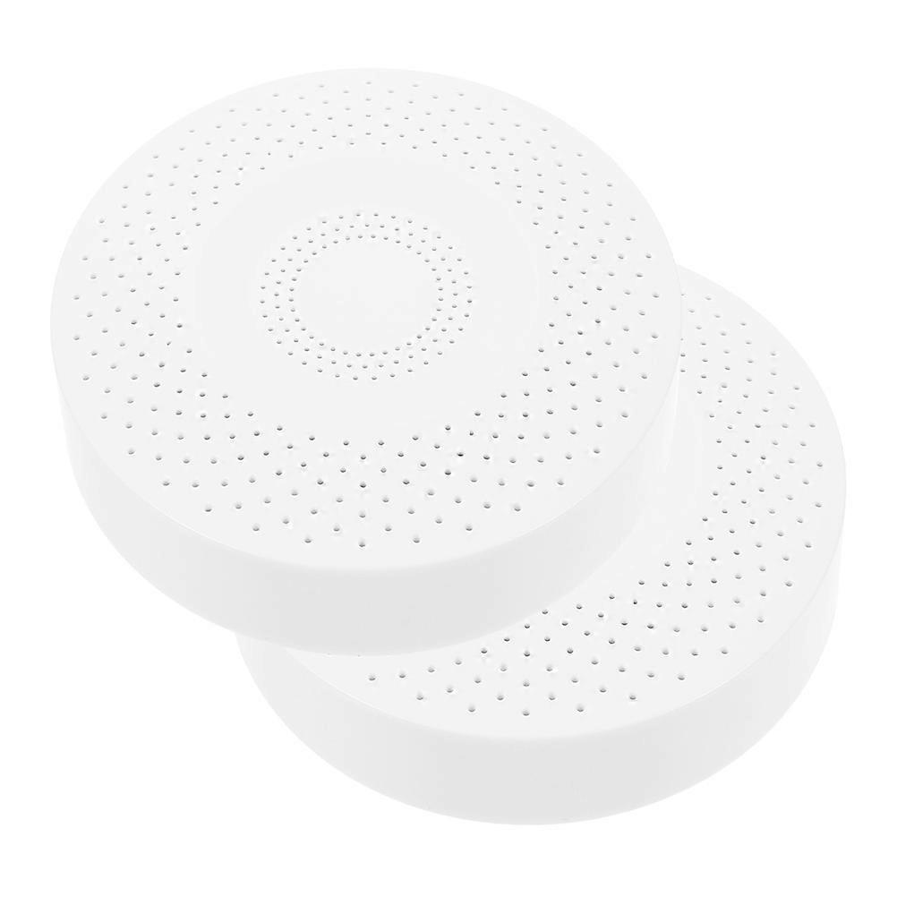 White Plastic Jewelry Storage Box for Secure Valuables Organization in Compact Size 2pcs