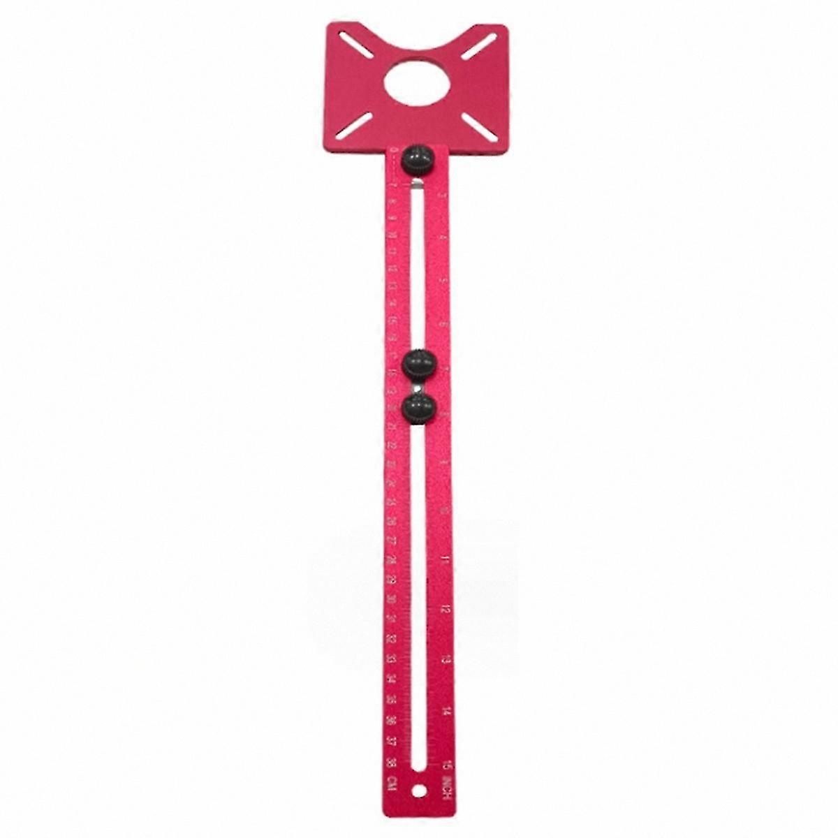 Router Circle Jig with Milling Groove Bracket Base, Inch & CM Scale