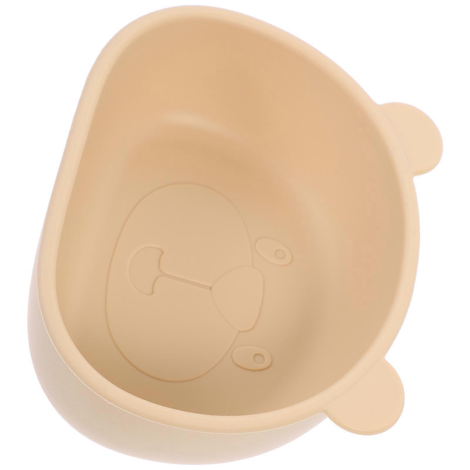 Silicone Suction Bowl for Self Feeding Training – Durable, Non Slip Design for Solid Food Learning and Independent Eating