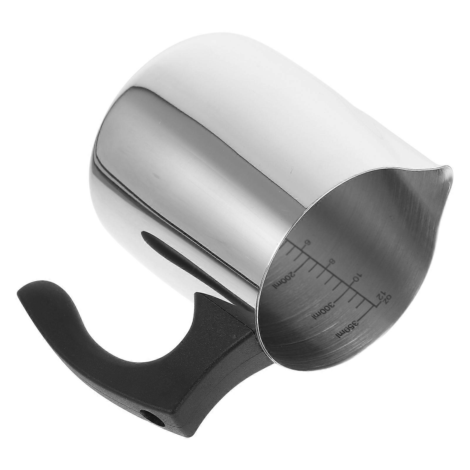 Silver Melting Pot Replacement Part Ideal For Soap Making And Candle Crafting 350ml With Measurement Marks 1Pcs