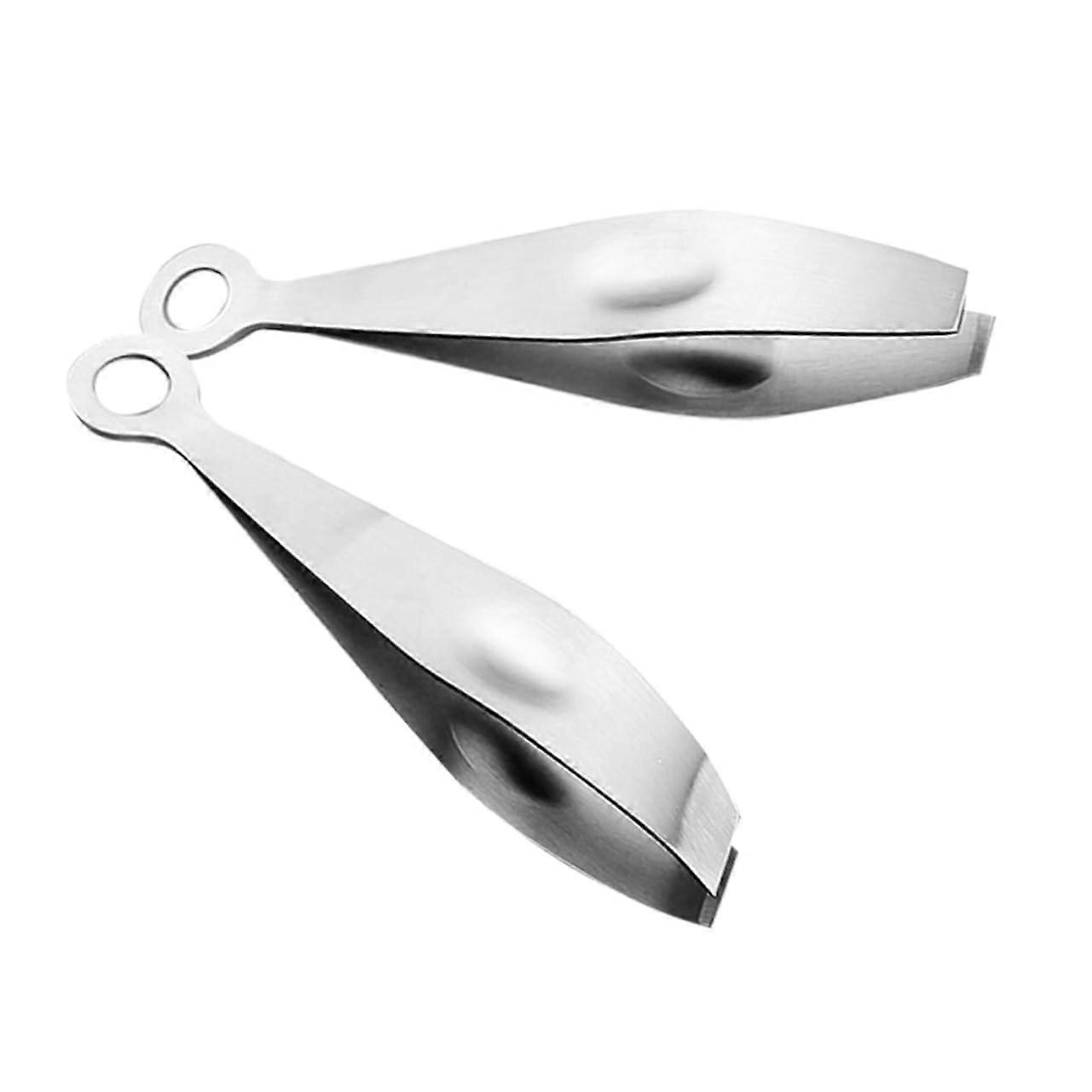 Metal Tweezers Set of 2 for Easy Goose and Chicken Feather Removal, Rust-Resistant, Durable, Compact, Versatile for Home and Farm