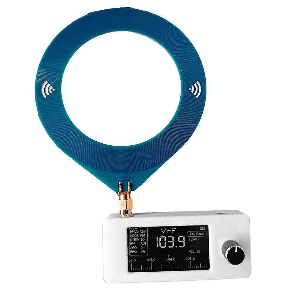 For ESP32-S3 SI4732 DSP Pocket Radio 0.5-108MHz Full Band AM FM SW LW USB LSB Receiver With 1.9 Inch IPS Screen 800mAh Battery