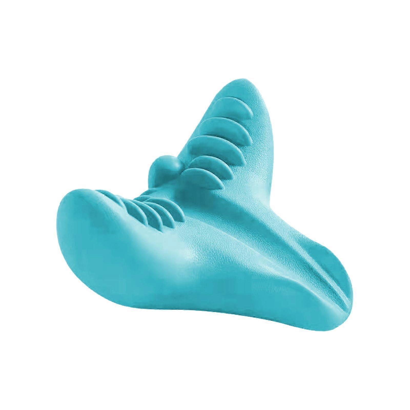 Neck and Shoulder Relaxer, Cervical Traction Device Acupressure Neck Shoulder Back Support Massage Pillow, Cervical Spine Alignment