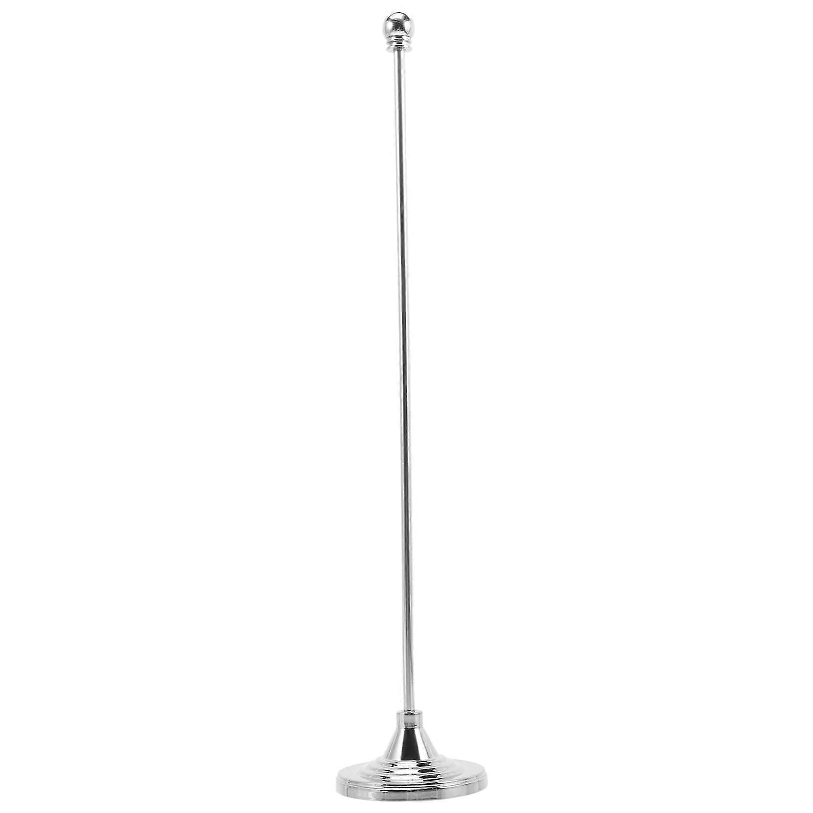 Office flag holder for table indoor area durable metal flagpole stable flag stand with base for decorations and events