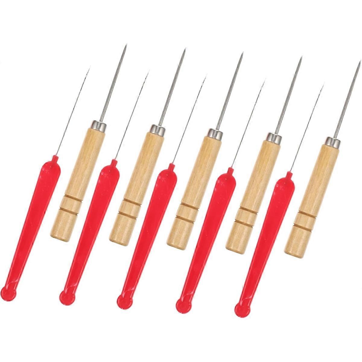 1Set Ergonomic Beads Awl Reusable Household Beading Needle Kit with Sturdy Crochet Needle for DIY Jewelry Making