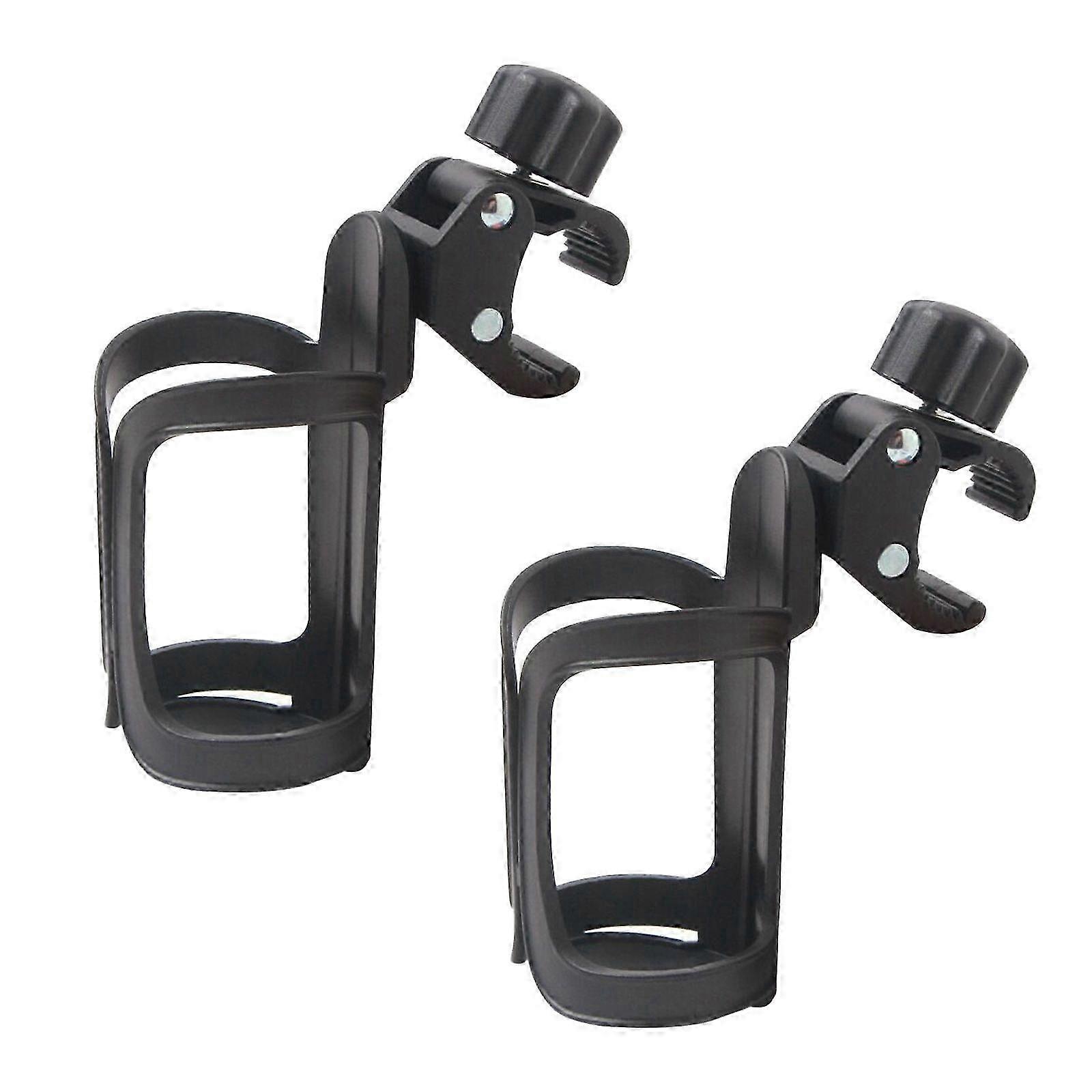 2pcs Universal Stroller Cup Holders, Adjustable Bottle Organizer