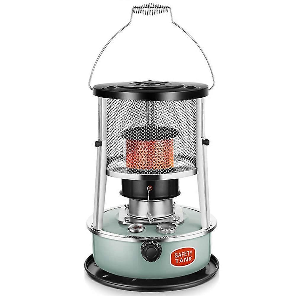 4.5L Portable Kerosene Heater Lightweight Oil Stove for Indoor Outdoor Use with Wicks for Camping Tent Space Heating