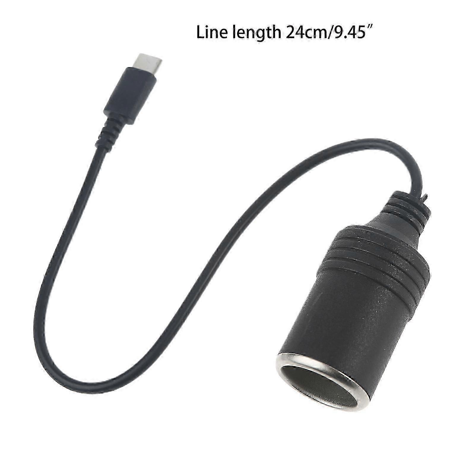 USB C PD zu 12V 60W Auto Zigarettenanzünder Buchse Buchse Konverter Adapterkabel für Autoladegerät Autostaubsauger