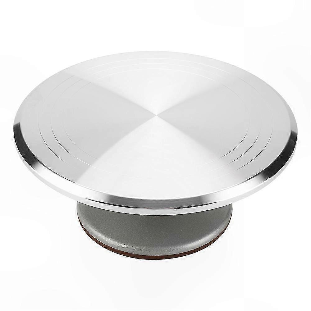 12 Inch Rotating Cake Stand for Decorating Pastry and Baking Projects with Aluminum Base