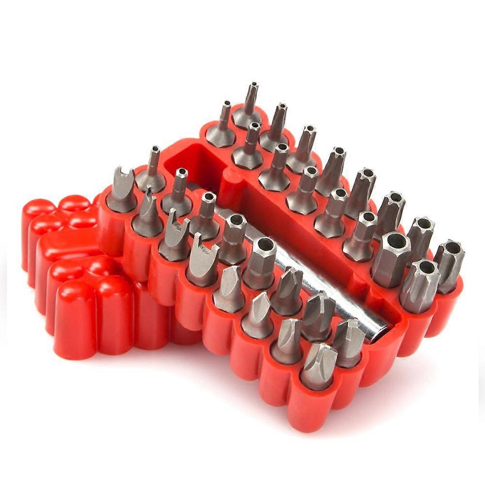 33 Piece Security Bit Set Tamper Proof Torx Hex Screwdriver