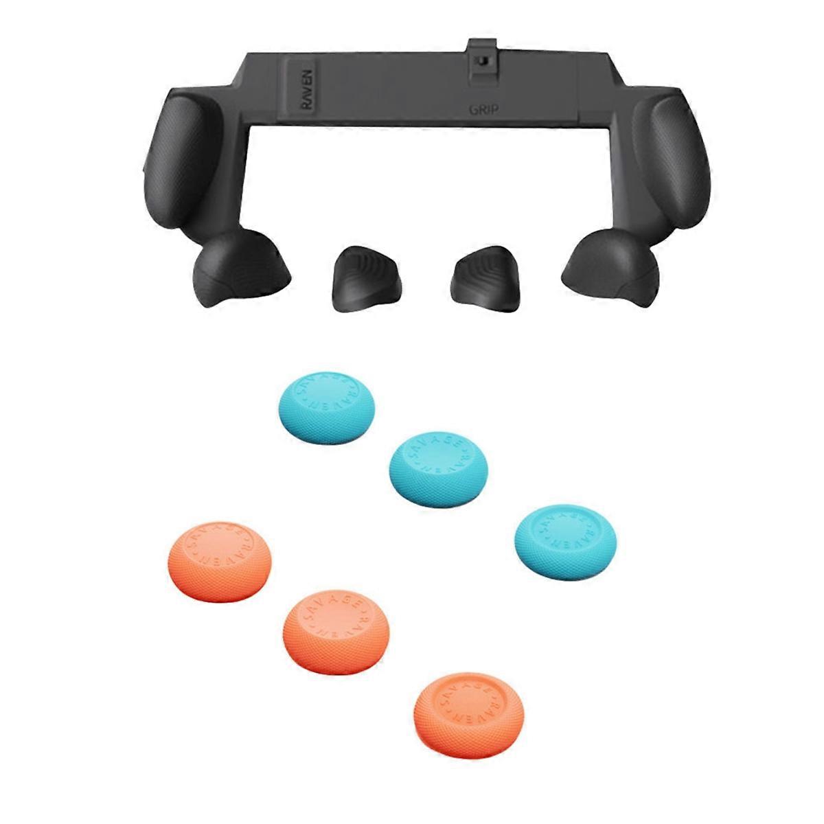 For Switch2 Case Plastic Grip Protective Shell+Joystick Caps Kit for Switch2 NS2 Grip Case Dust-Proo