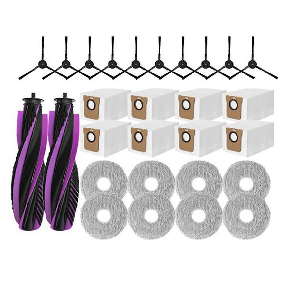 For P20 PRO Robot Vacuum Cleaner Replacement Parts Main Brush Side Brush Mop Cloth Dust Bag