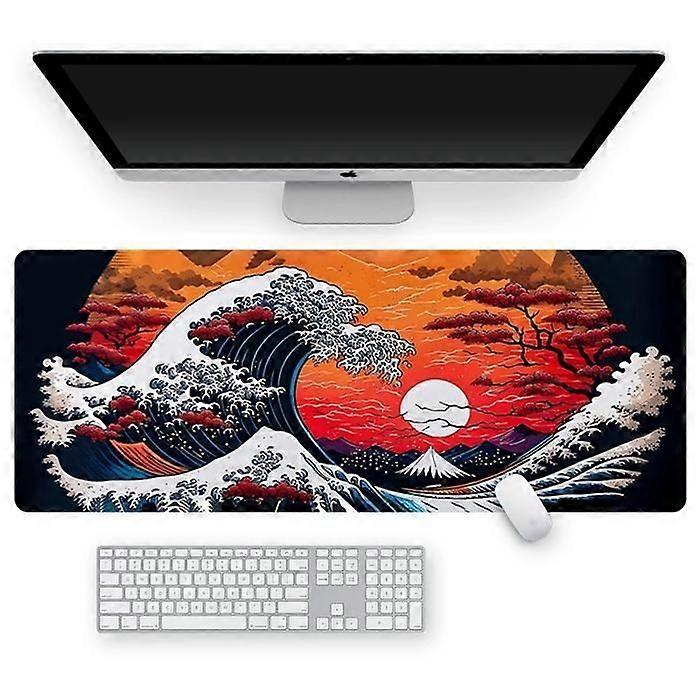 Thick Desk Pad - Sunset Wave Mouse Pad