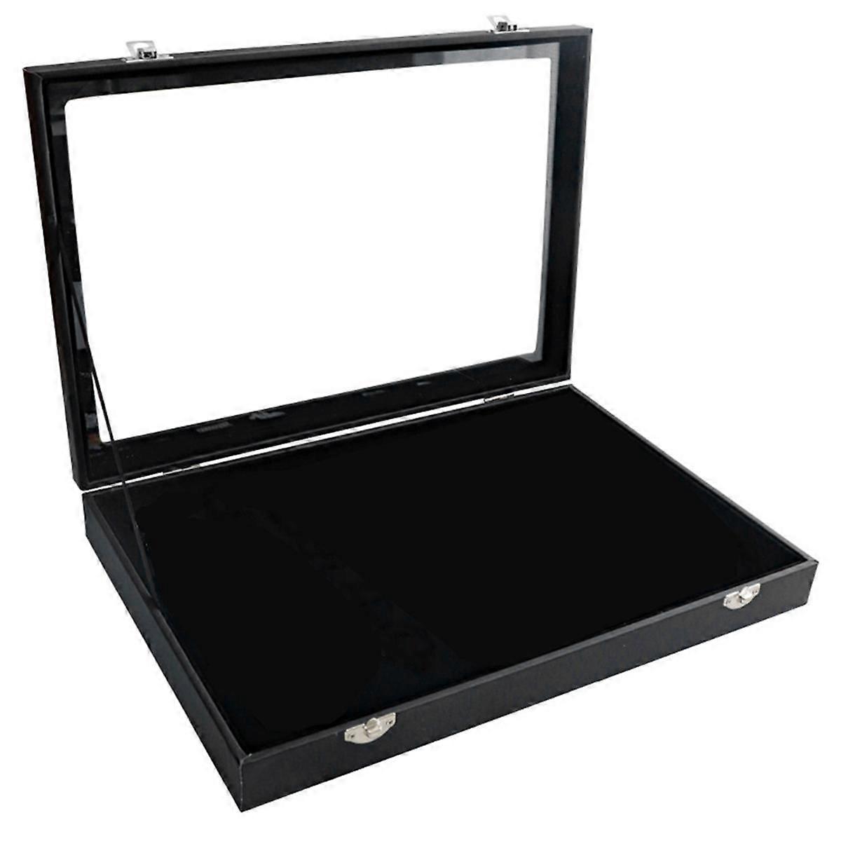 Badge Storage Box Transparent Dustproof Brooch Box Medal Display Stand, Jewelry Medal Collection Di