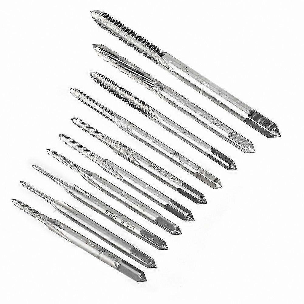 Micro Machine Tap Set for Clocks and Watches - 10 Pieces M1-M3.5 Thread Size Precision Tools