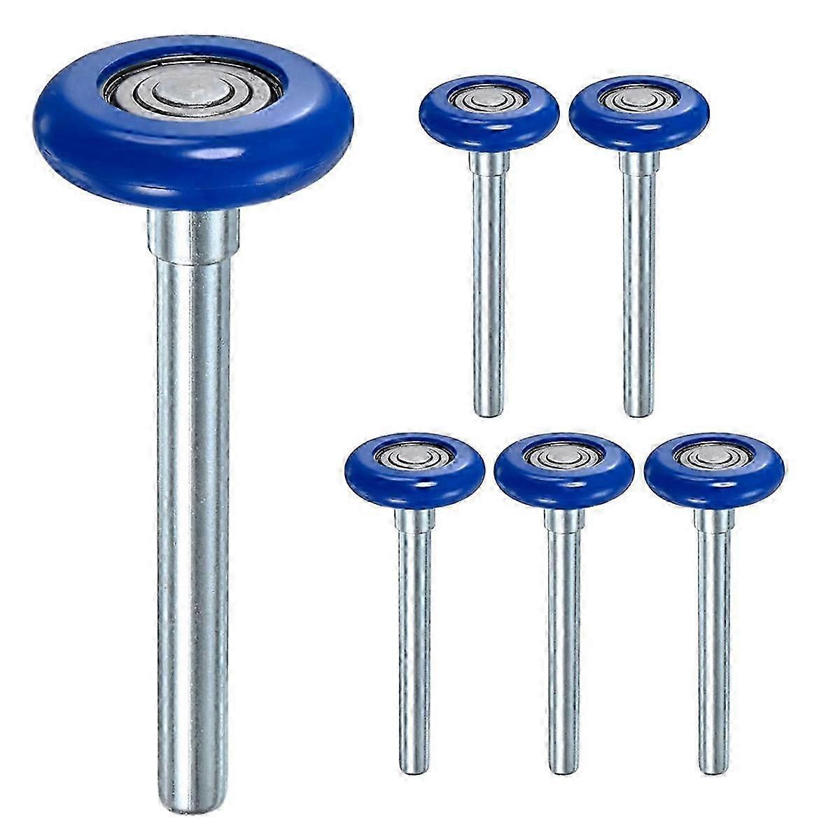 6 Stück Nylon-Garagentorrollen, 1,8 Zoll/46 mm leise Garagentorräder B