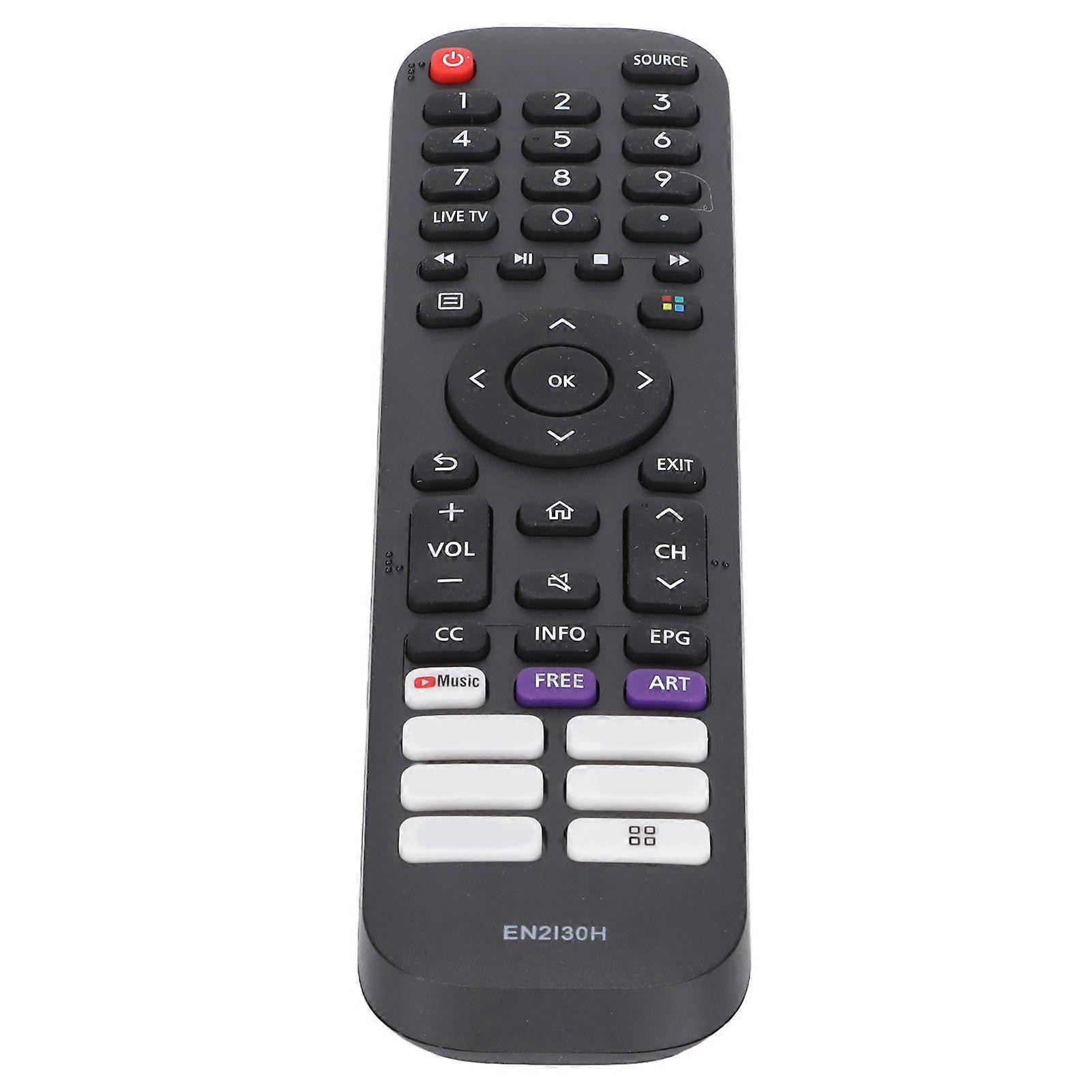 Replacement LCD Remote Control EN2I30H for 43-65 Inch TVs, ABS