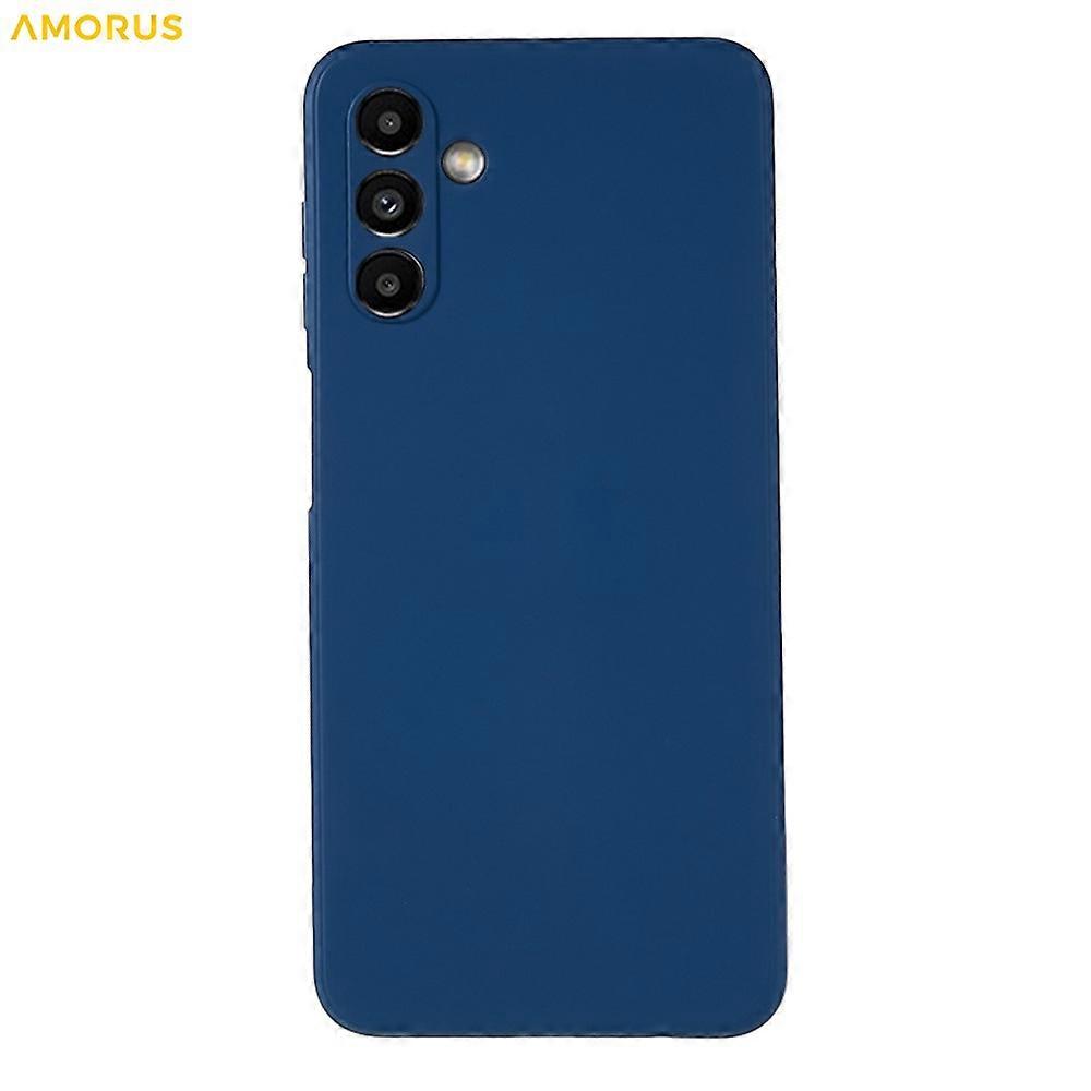 AMORUS Compatible For Samsung Galaxy A13 5G Case Precise Cutouts TPU Fiber Lining Shockproof Phone Cover
