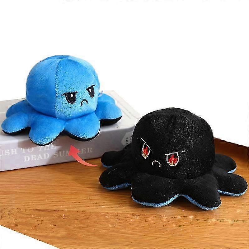 20cm Reversible Angry Octopus Plush - Cute Stuffed Animals - Plush Angry Octopus Plush Reversible Plush Toy - Cute Stuffed Animals FQ