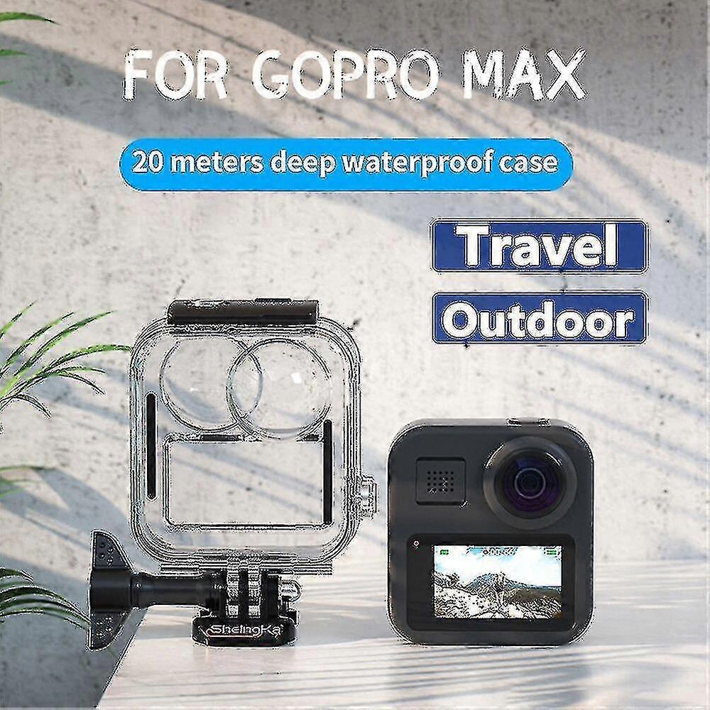 2025 360 Diving Protection Underwater Dive Cover Waterproof Housings for Gopro Max Action Camera Mini Osm