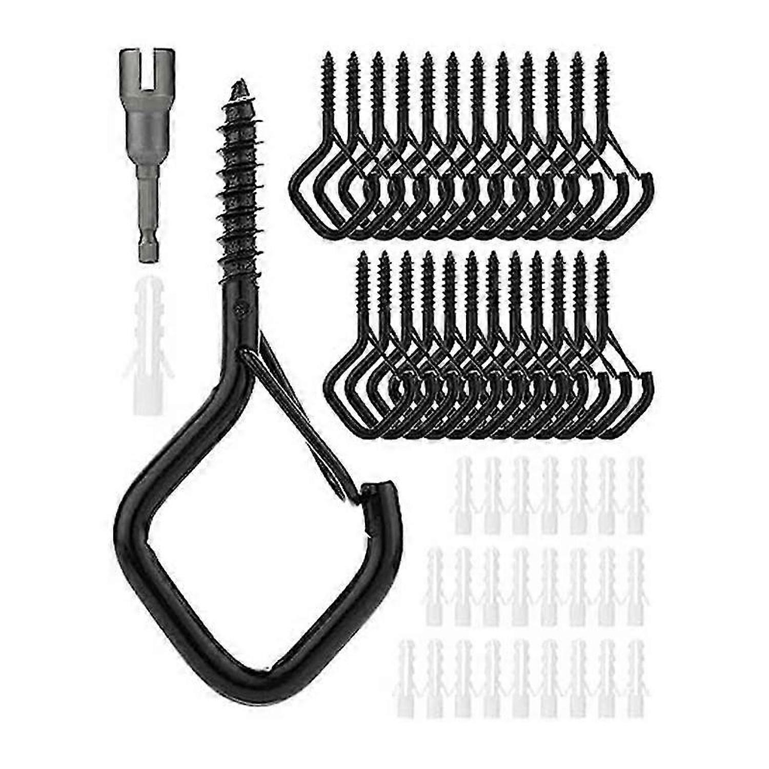 25Pcs Windproof Ceiling Hanger Hook for Hanging Plants Wind Chime