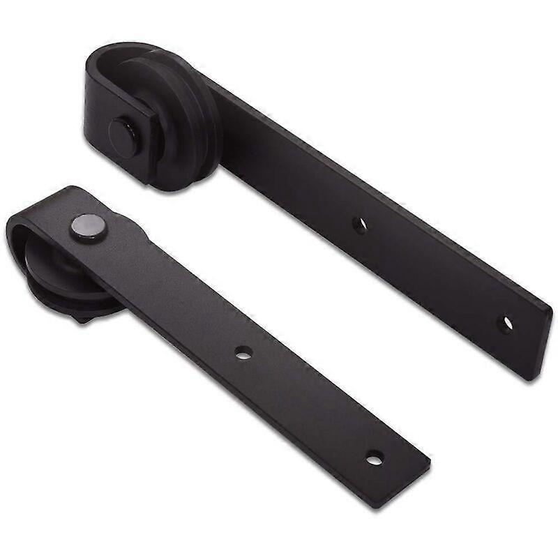 2 Pcs Sliding Barn Door Hanging Rollers Hardware Kit Sliding Door Track Kit, Only 2PCS Rol