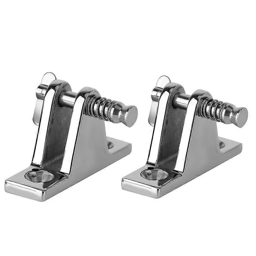 2pcs Stainless Steel Quick Release Boat Deck Hatch Lover Hinge 90 Pin Accessory
