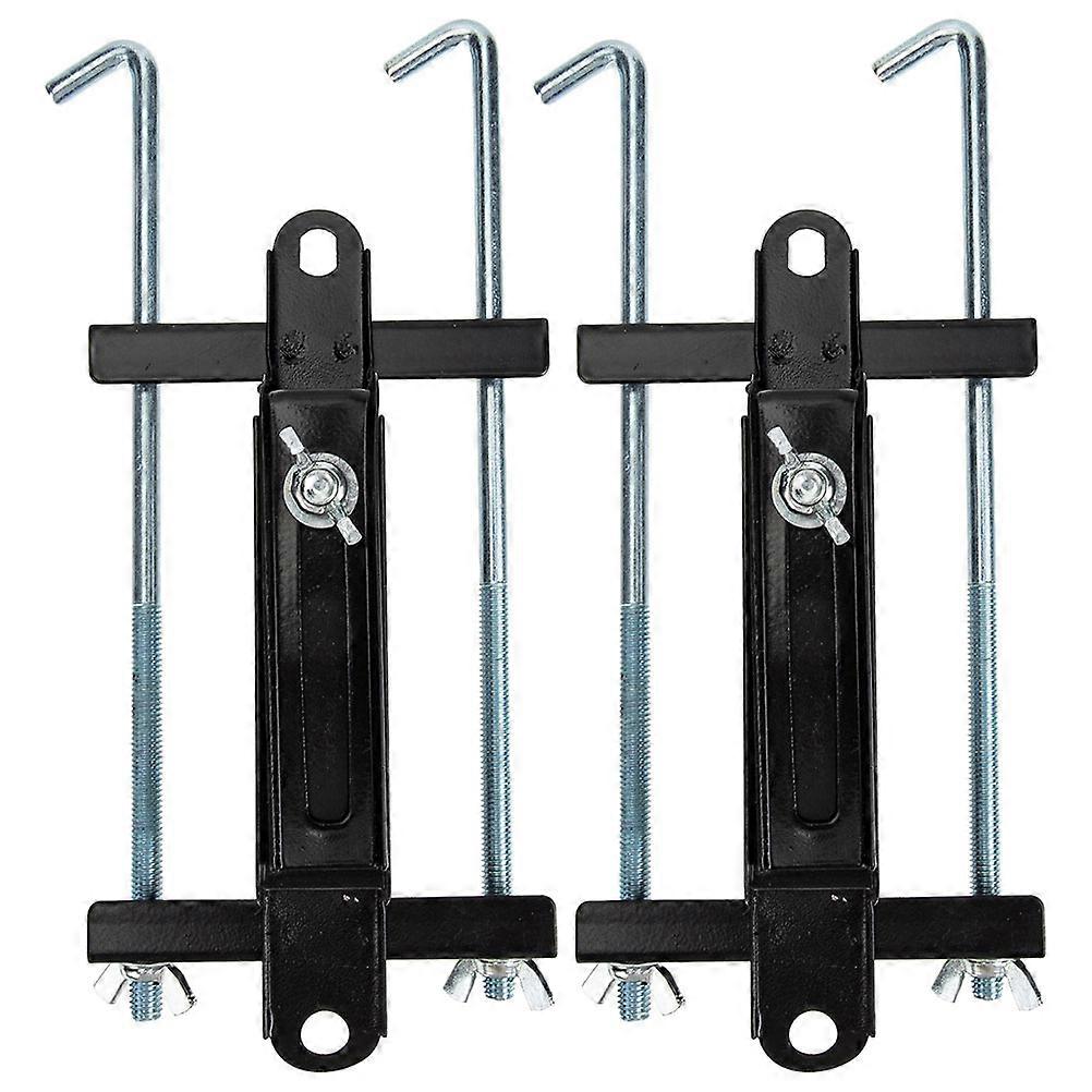 2Pcs Adjustable Metal Battery Hold Down Holders Car Modification Applicable To Car Owners