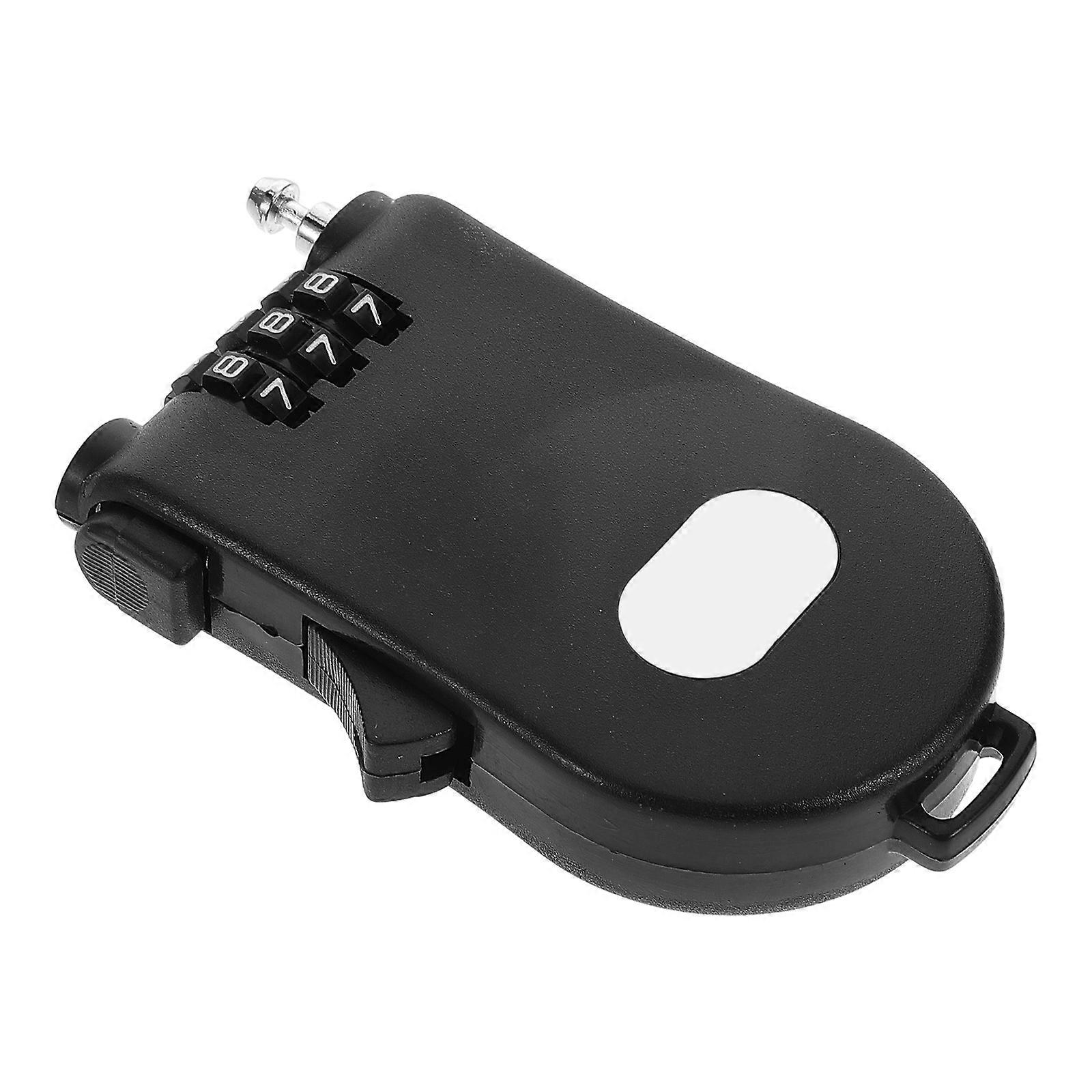 Combination Steel Cable Lock for Bike with Retractable Password 5Pcs Pack