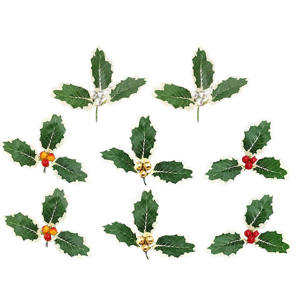 Berries Accessories Artificial Small Berries for Christmas DIY 8Pcs
